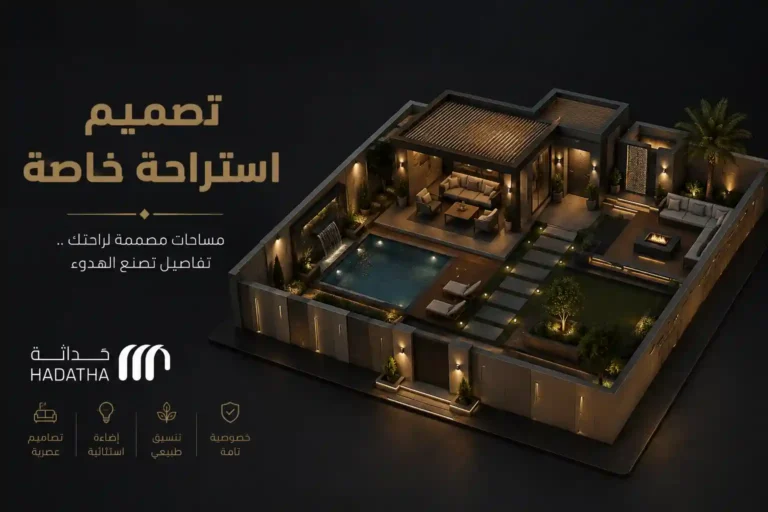 تصميم استراحة خاصة