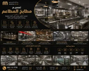 تصميم مطابخ المطاعم