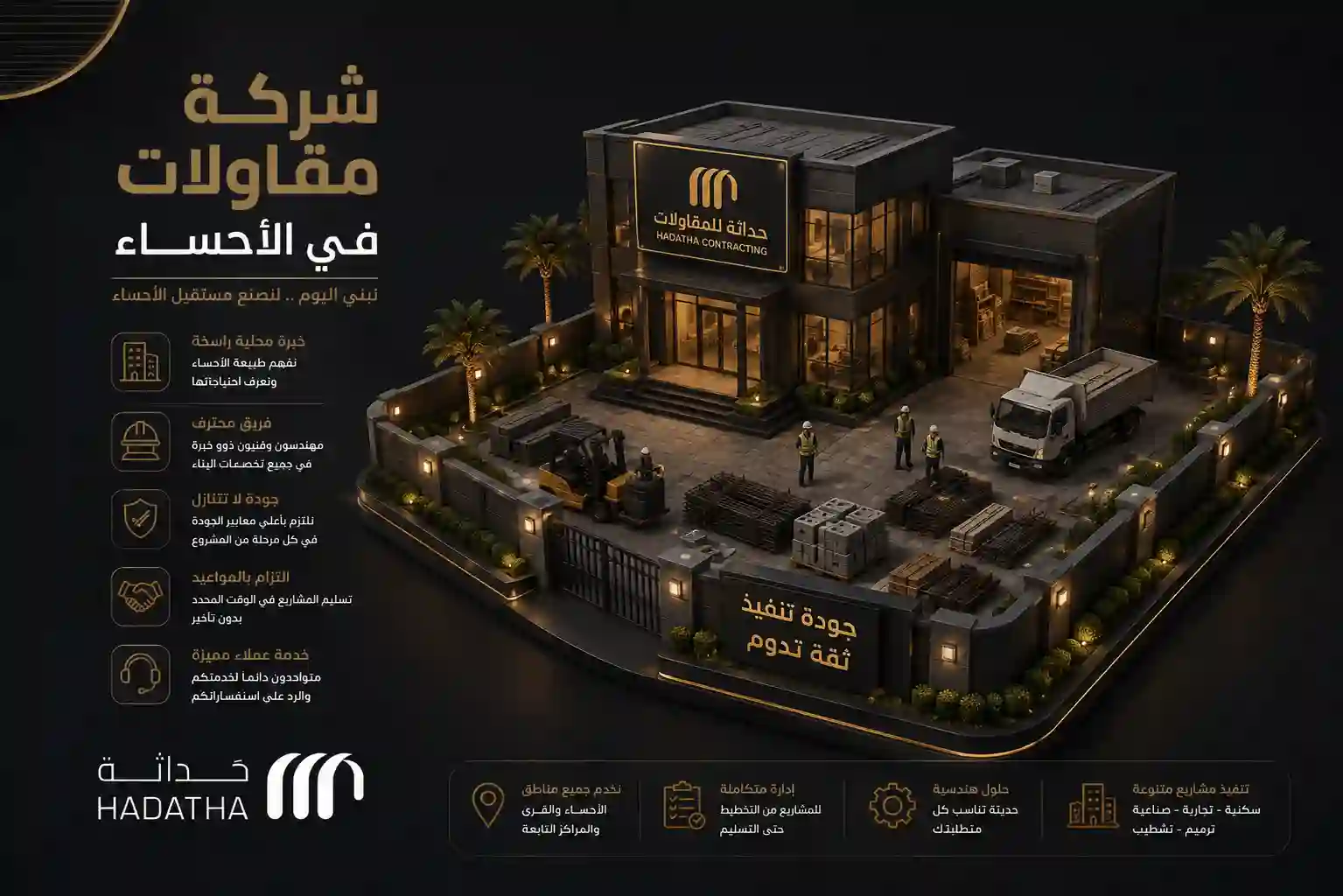 شركة مقاولات في الأحساء