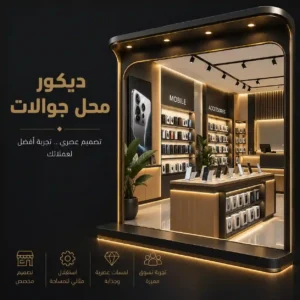 ديكور محل جوالات احترافي يجذب العملاء ويزيد فرص البيع 6 ديكور محل جوالات