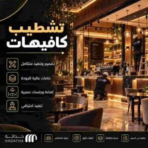 تشطيب كافيهات بتصاميم مميزة وتنفيذ متقن 6 تشطيب كافيهات